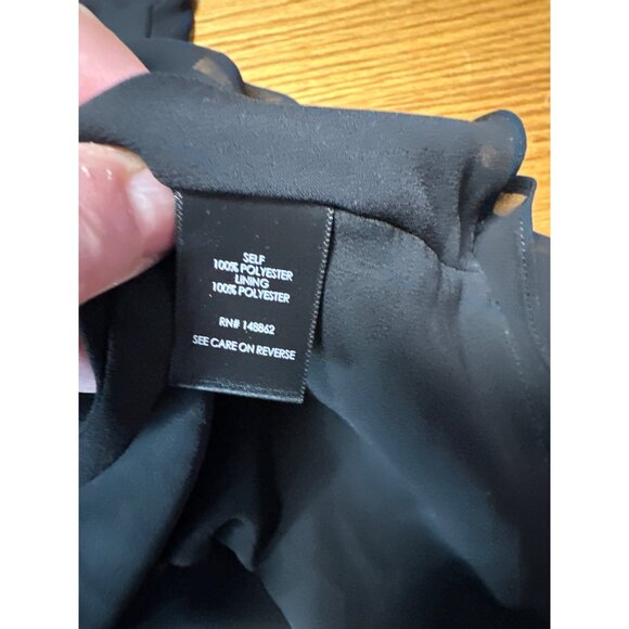 Torrid Sophie Black Chiffon Layered Camisole Top With Adjustable Straps Size 4X - Picture 7 of 9